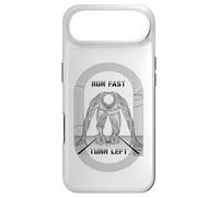 Carcasa para iPhone Air Corre rápido, Gira a la Izquierda, Corredor de Atletismo, Sprinter Man