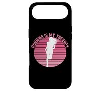 Carcasa para iPhone Air Correr es mi Terapia Girl Runner Jogger Cardio Retro Sunset