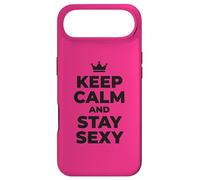 Carcasa para iPhone Air Cotización gráfica de Confianza de Keep Calm and Stay Sexy Crown 1