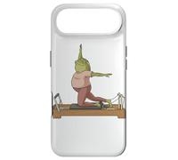 Carcasa para iPhone Air Cottagecore Frog Haciendo Pilates Reformer Máquina Estética