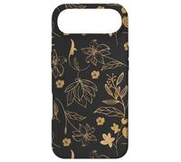 Carcasa para iPhone Air Cottagecore Vintage Garden Black Botanical Floral Flower