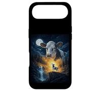 Carcasa para iPhone Air Cow Howling to The Moon Vintage Funny Cow