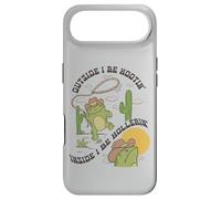 Carcasa para iPhone Air Cowboy Frog Dice: Fuera Yo seré Hootin',Dentro I be Hollerin'