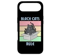 Carcasa para iPhone Air Cozy Mystery Black Cats Rule Cute Tuxedo Cat en Caja