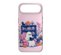 Carcasa para iPhone Air Cozy Spooky Ghost Reading in Autumn Halloween Teacher Kids