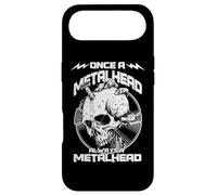 Carcasa para iPhone Air Cráneo de Vinilo, Esqueleto, una Cabeza de Metal, Siempre será una Cabeza de Metal