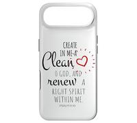 Carcasa para iPhone Air CREA en mí un corazón Limpio, oh Dios, y renueva un espíritu Recto