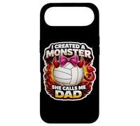 Carcasa para iPhone Air Creado Monster She Calls Me Dad Voleibol Hija Volley