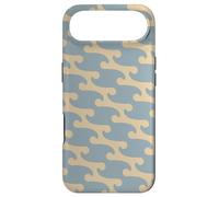 Carcasa para iPhone Air Cream Curved Hooks Wavy Lines Pastel Nautical Pattern