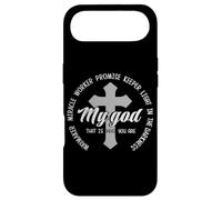 Carcasa para iPhone Air Cross My God Way Maker Milagro Trabajador Luz en la Oscuridad
