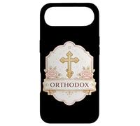 Carcasa para iPhone Air Cruz Cristiana ortodoxa Oriental Oriental para Mujer y niña Floral