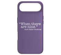 Carcasa para iPhone Air Cuando Hay Nueve Ruth Bader Ginsburg Quote Meme