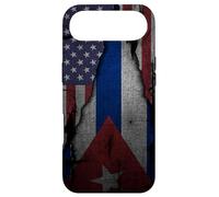 Carcasa para iPhone Air Cuba American Roots Cuban USA Flag Black
