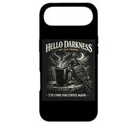 Carcasa para iPhone Air Cuervo Gótico Cuervo Hola Oscuridad He Venido para Amante del Café