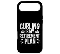 Carcasa para iPhone Air Curling es mi Plan de jubilación Divertido Amante del Deporte