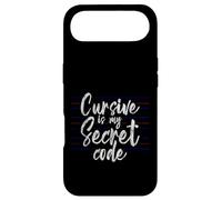 Carcasa para iPhone Air Cursive Is My Secret Code Escritura de caligrafía -