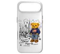 Carcasa para iPhone Air Cute American Teddy Bear Sketch Drawing, New York Teddy Bear