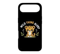 Carcasa para iPhone Air Cute Animal Leopard Quote Funny Wild Thing Alert