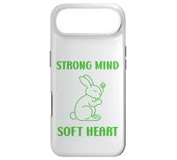 Carcasa para iPhone Air Cute Animal Quote Strong Mind Soft Heart Mental Health