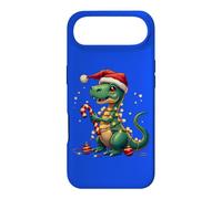 Carcasa para iPhone Air Cute Christmas T-Rex Shirt Dinosaur Lights & Candy Cane