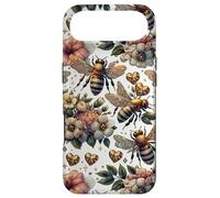 Carcasa para iPhone Air Cute Heart and Flower Pattern For Women with Honey Bees