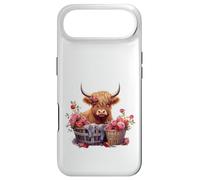 Carcasa para iPhone Air Cute Highland Cow Floral Flowers Country Heifer Farm Farmer
