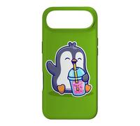 Carcasa para iPhone Air Cute Kawai Womens Kids Boba Tea Bubble Tea Penguin Lover