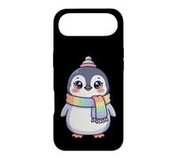 Carcasa para iPhone Air Cute Kawaii Penguin Rainbow Beanie Scarf Winter