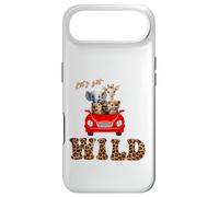 Carcasa para iPhone Air Cute Lets Get Wild Safari Zoo Animals Party Red Car