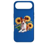 Carcasa para iPhone Air Cute Womens Girls Funny Flowers Sunflowers Basenji Dog Lover