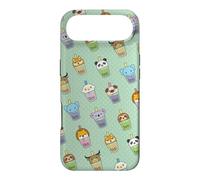 Carcasa para iPhone Air Cute Womens Kids Girls Kawaii Bubble Boba Tea Animals