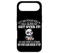 Carcasa para iPhone Air Cute Womens Kids Kawaii Suck It Up Get Over It Panda Lover