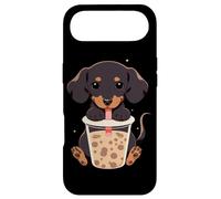 Carcasa para iPhone Air Dachshund Boba Tea Bubble Tea Anime Kawaii Dog