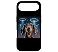 Carcasa para iPhone Air Dachshund Dog Alien UFO Dachshund Decoración Niños Divertido Dachshund