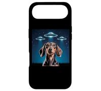 Carcasa para iPhone Air Dachshund Dog Alien UFO Dachshund Decoración Niños Divertido Dachshund