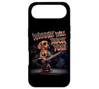 Carcasa para iPhone Air Dachshund Weenie Will Rock You! En el Escenario Divertido
