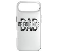 Carcasa para iPhone Air Dad of Four Kids Gifts Daddy of 4 Kids Father's Day