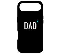Carcasa para iPhone Air Dad to The Power of 4 Mathematics Math Father of Four Kids