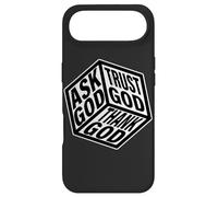 Carcasa para iPhone Air Dados Ask God x Trust God x Thank God