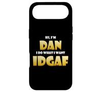 Carcasa para iPhone Air Dan Costume Idgaf Cute Personalized First Name Daniel/Dan