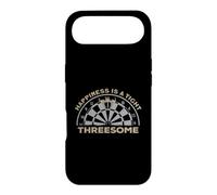 Carcasa para iPhone Air Dart Happiness Is A Tight Threesome - Diana para Dardos, diseño Retro