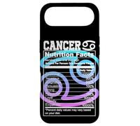 Carcasa para iPhone Air Datos Nutricionales del Cáncer Signo del Zodíaco Astrología Azul Púrpura