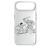 Carcasa para iPhone Air David & Goliat Lucha - Niños Fe Colorear Biblia Historia Arte