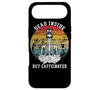 Carcasa para iPhone Air Dead Inside But Caffeinated Skeleton Flower Coffee Lover