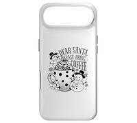 Carcasa para iPhone Air Dear Santa Please Bring Coffee - Navidad Divertida