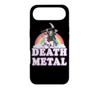 Carcasa para iPhone Air Death Metal Rock Music Rainbow Grim Reaper Riding Unicorn