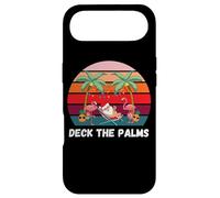 Carcasa para iPhone Air Deck The Palms - Navidad en Julio Santa Bebiendo un cóctel