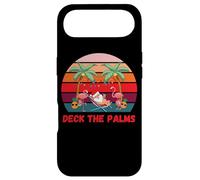 Carcasa para iPhone Air Deck The Palms - Navidad en Julio Santa Bebiendo un cóctel