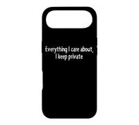 Carcasa para iPhone Air Declaración introvertida sarcástica de Todo lo Que guardo en Privado