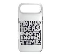 Carcasa para iPhone Air Demasiadas Ideas, no Hay Tiempo Suficiente Diseño de tipografía